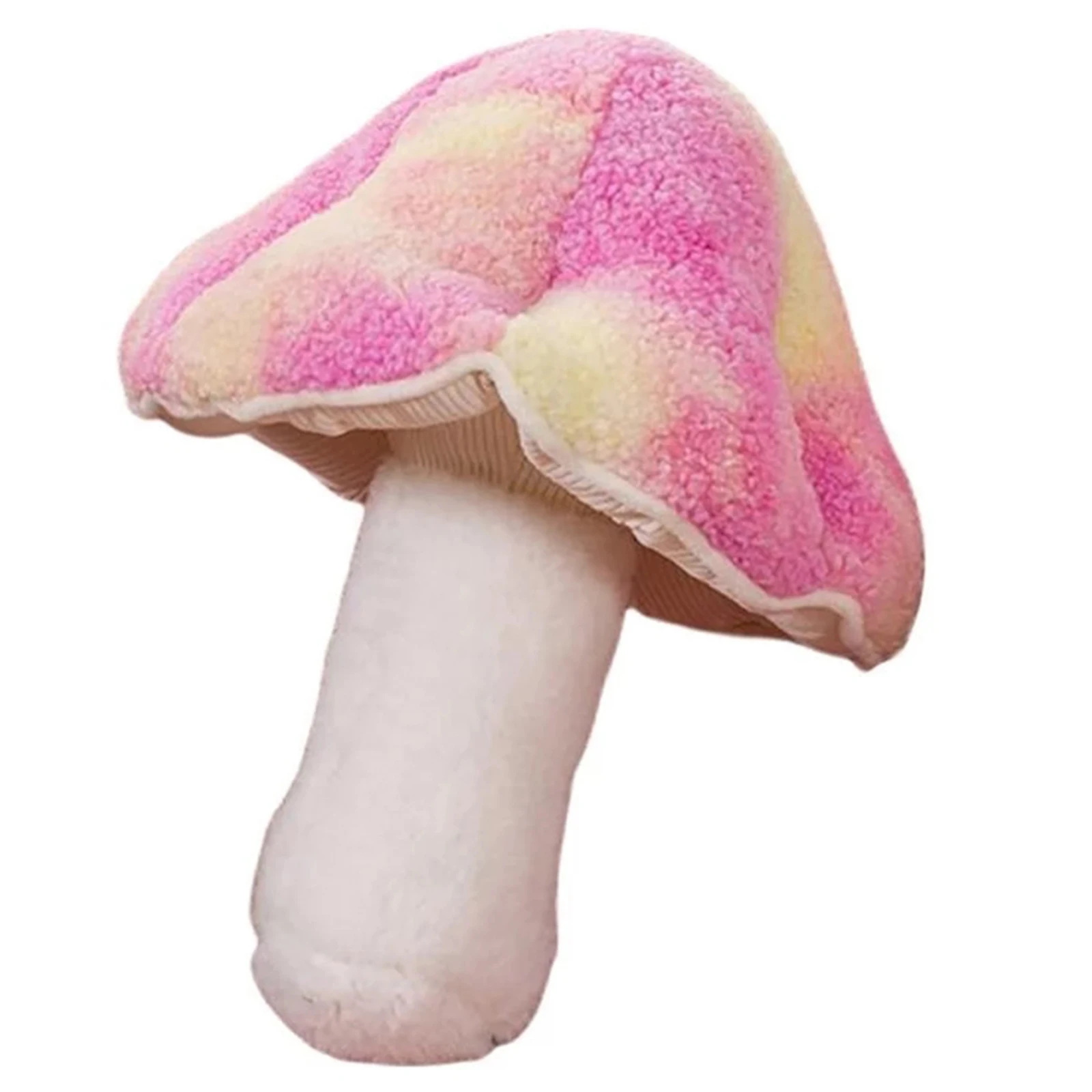 Colorful Mushrooms Anime Character Stuffed Toy Soft Cuddly Baby Sleeping Pillow