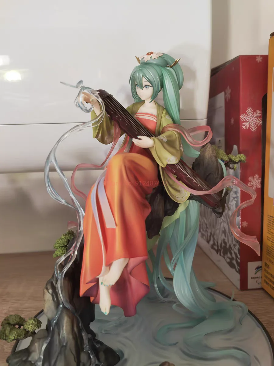 Hatsune Miku Gsc Vocaloid Gao Shan Liu Shui Pvc Action Figure Model Doll Toys Desktop Decoration Model Birthday'S Gifts Original