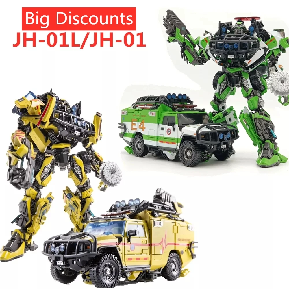 NEW JH Transformation JH-01 JH-01L MPM-11 Ratchet MPM11 Green Yellow Version Movie Edition Action Figure KO Robot Toys With Box