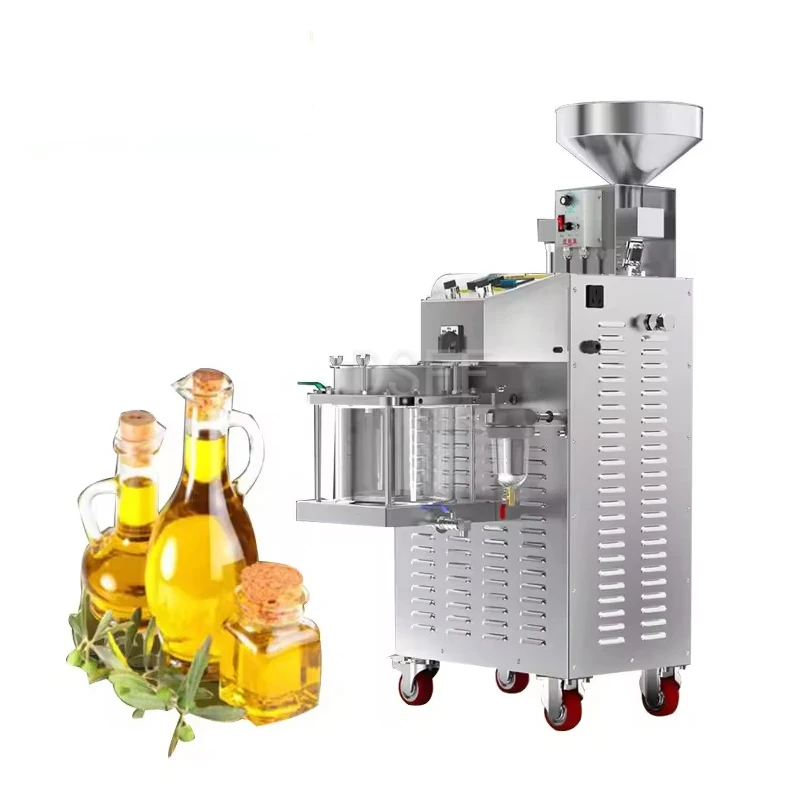 Stainless Steel Fully Automatic Cold Pressed Coconut Oil Press Commercial Peanut Sesame Oil Press