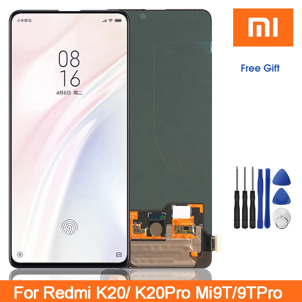 

Original LCD For Xiaomi mi 9t LCD Display Touch Screen Digitizer Assembly For mi9t pro display For Redmi K20 Pro Hongmi Replace