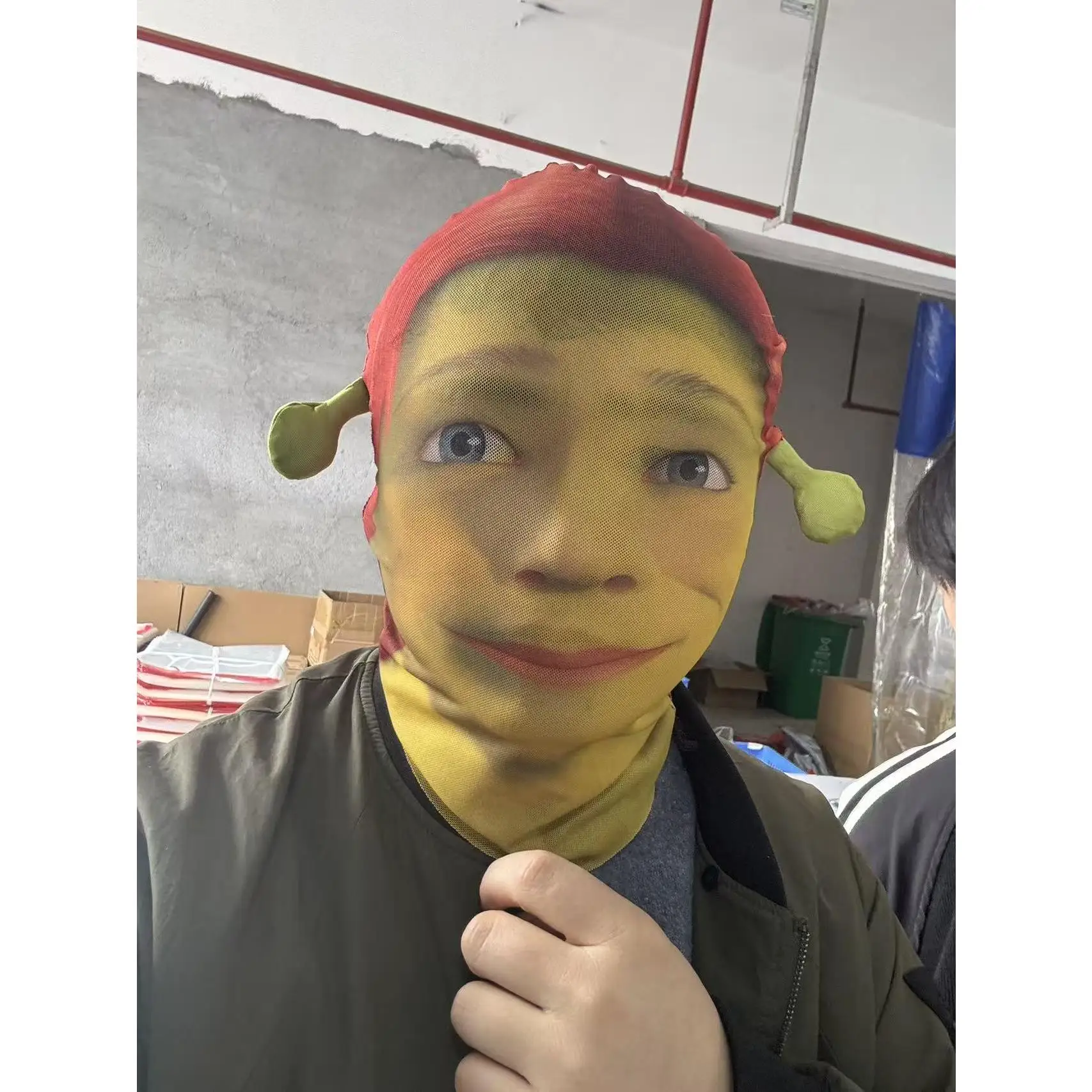 Shrek Fiona 3D Full Face Mask – Breathable Funny Monster Mask, Halloween Cosplay Prank Party Essential