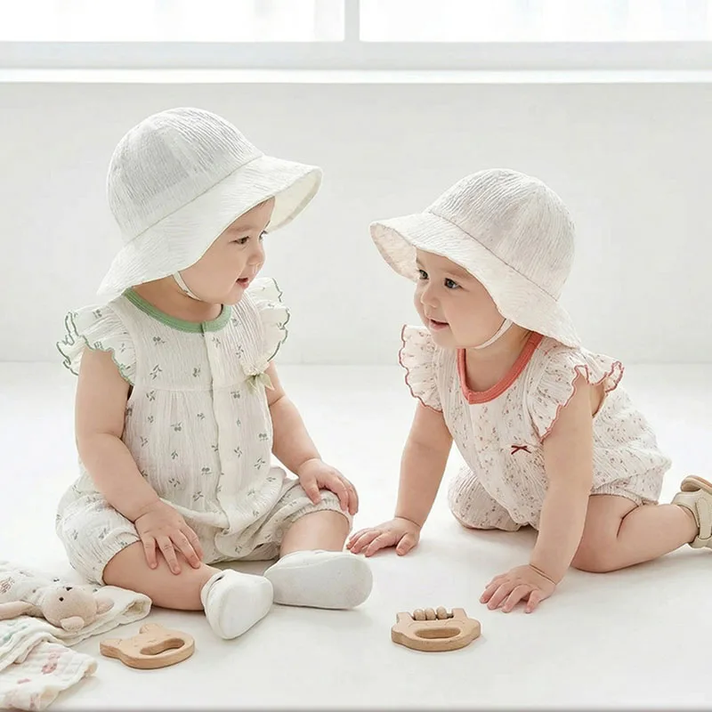 

Summer Baby Rompers 0-18M Sweet Toddler One Piece Lemon Bear Girls Jumpsuit Thin Breathable Infant Clothes
