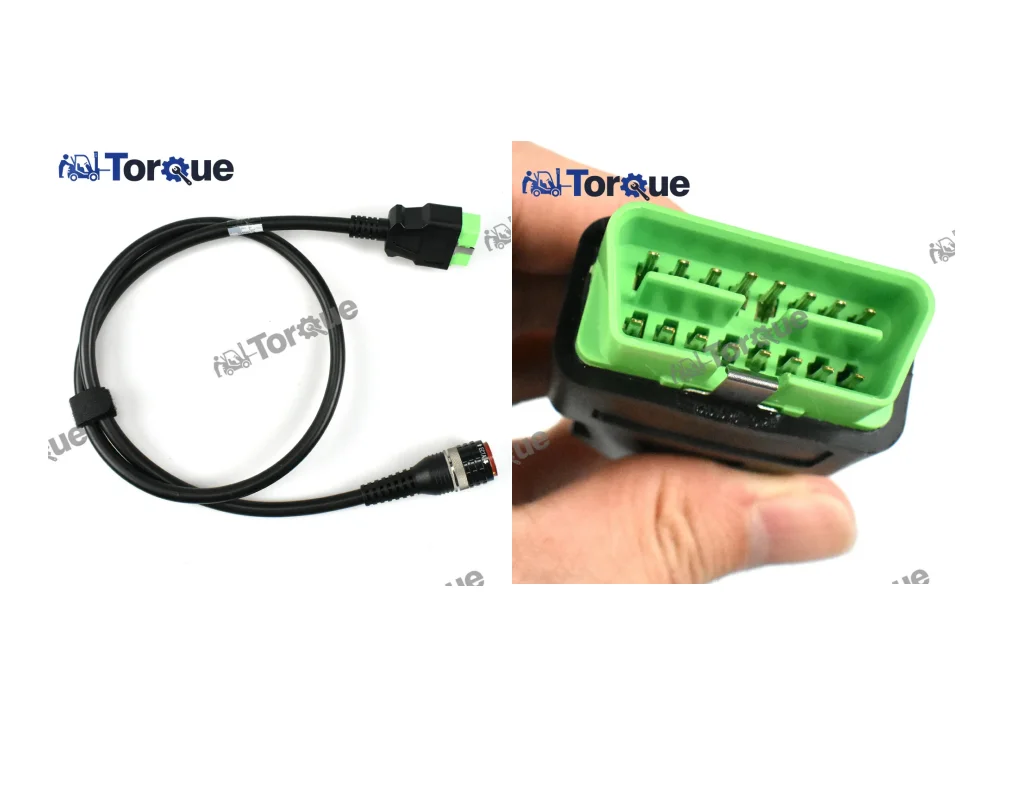 

OBD 16 PIN Cablefor vocom 88890300 VOCOM II 88890400 OBD II 16Pin truck diagnositc cable