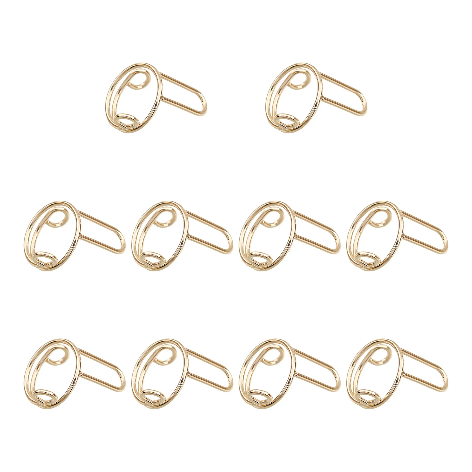 

Wudu Nail Rings Non Tarnish 10PCS Adjustable No Glue No Women Gift Ring Set For HALAL NAILS Decoration (10 Pieces)