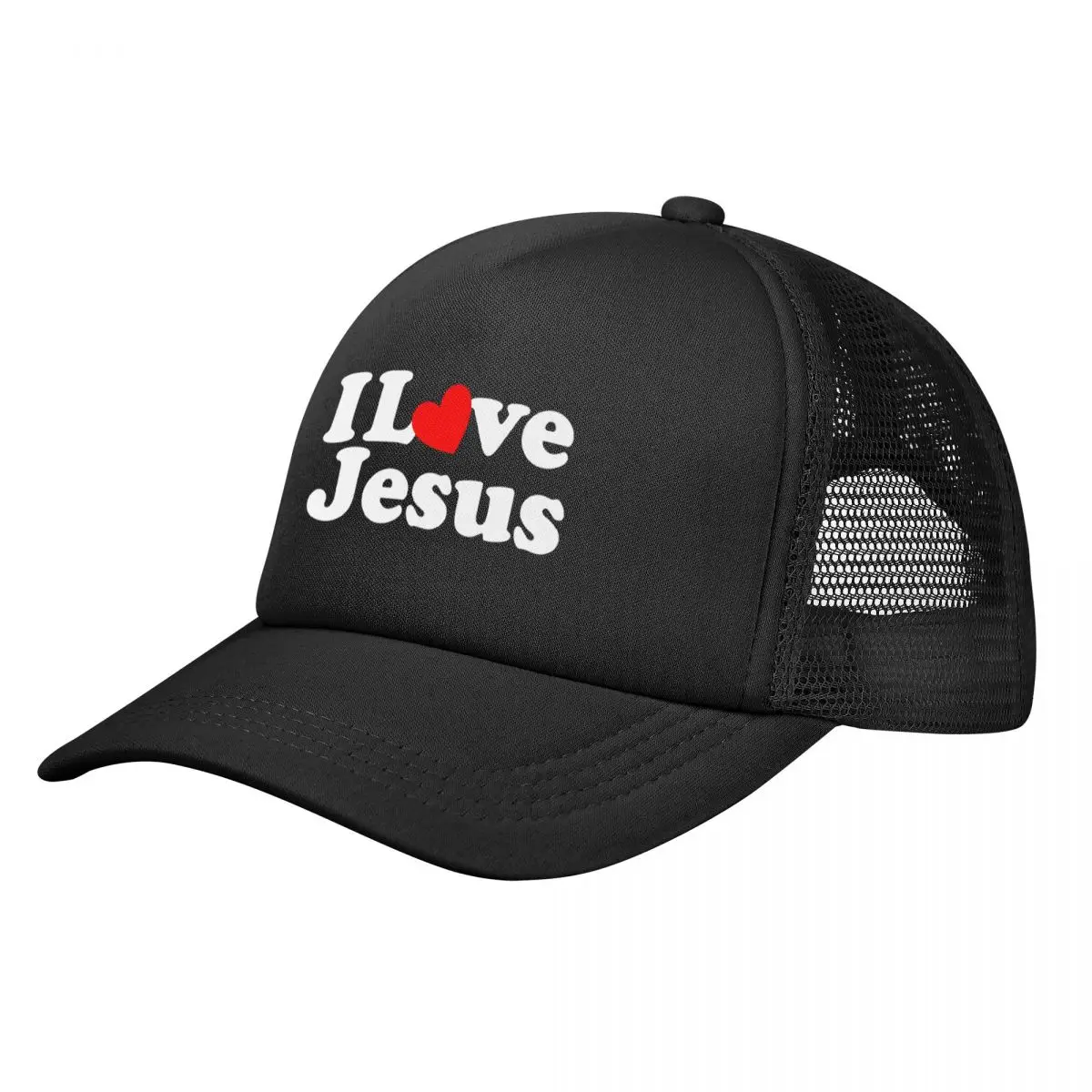 

I Love Jesus Unisex Adult Mesh Baseball Cap for Spring and Summer