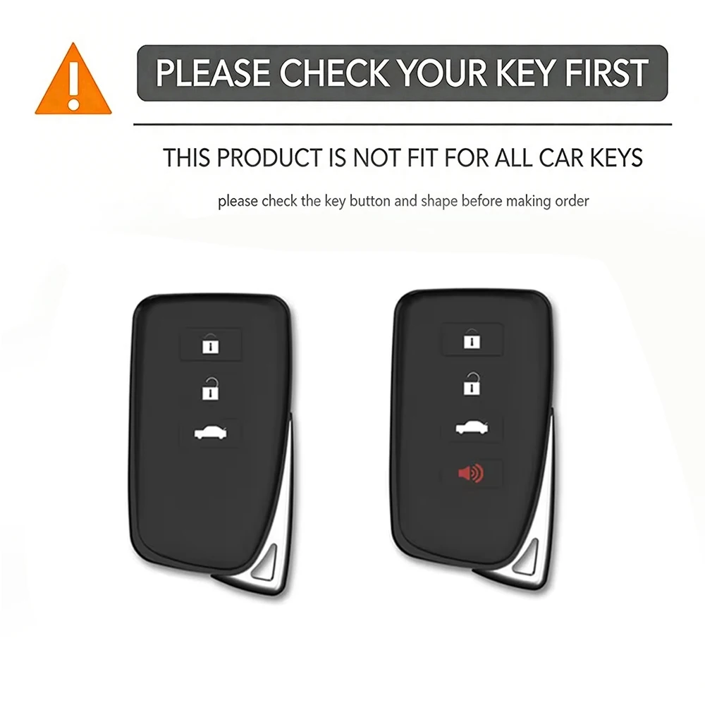For NX ES UX US RC LX GX IS RX UX200 UX250H ES300H ES350 US200 US260H LX570 silicone Smart Remote Key Case Cover Shell Fob