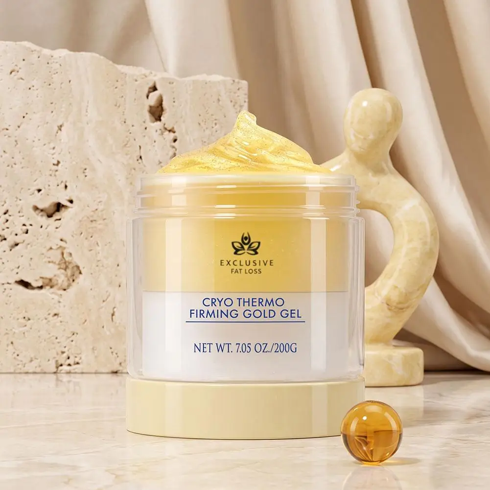 200g Original Brand Enhance Skin Elasticity Body Care Expressions Wellness Cryo Thermo Firming Gold Gel Waist Thigh Arm Buttock