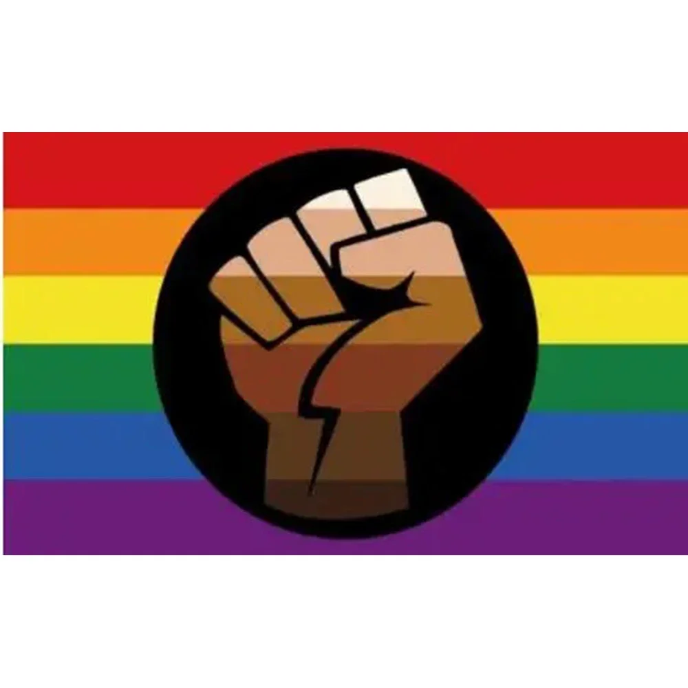 2X3FT 90x150cm banner of Freedom Day Juneteenth pride Flag Wall decoration FLAG WITH CUSTOM LGBT BANNER