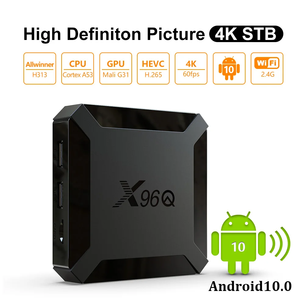 XGODY TV Box 8K Plus TV Box AndroidTV 10 Netflix 1GB8GB Wifi6 BT5.0 رباعي النواة H313 HDMI 2.0 LAN WIFI Netzwerk Media Player #2
