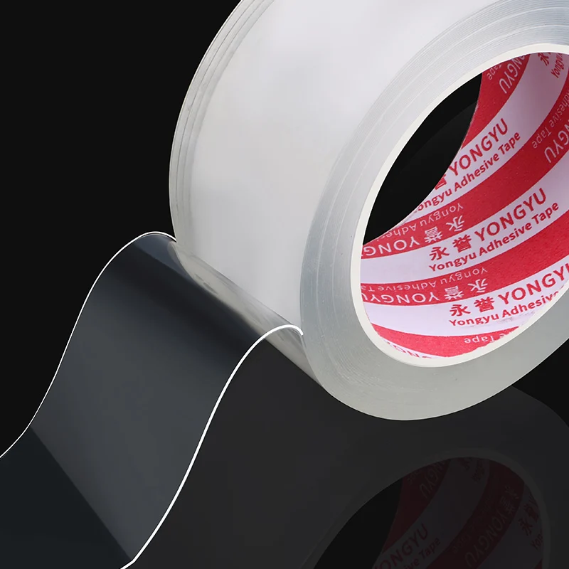 Single-Sided Nano Tape, adesivo forte, à prova de óleo, impermeável, telha cerâmica afiação, mesa anti-colisão, cozinha, 5 metros