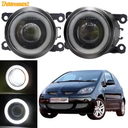 2 pezzi 30W Car LED COB fendinebbia con Angel Eye DRL per Mitsubishi Colt Hatchback 2004-2012 fendinebbia Daytime Running Lamp 3000LM
