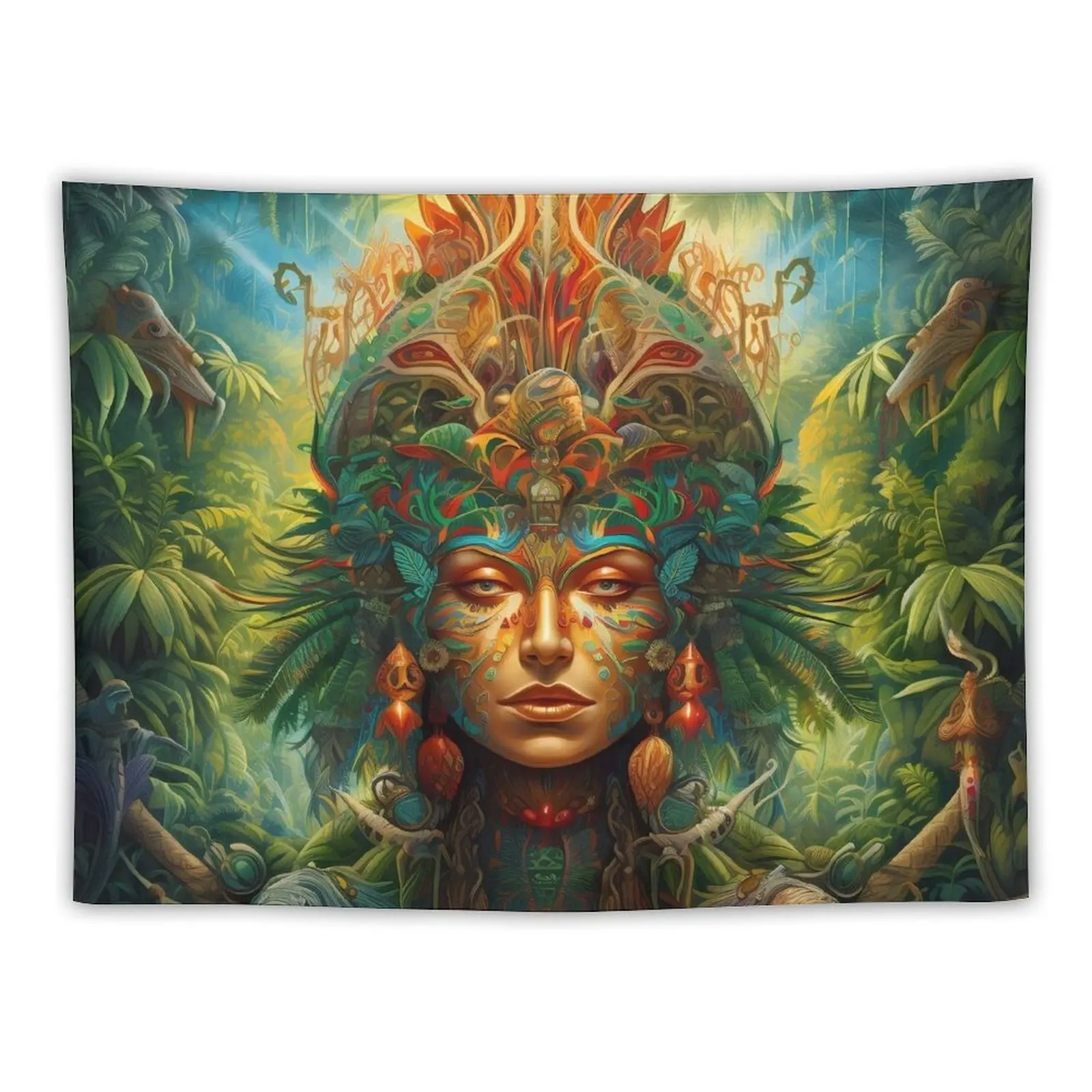 

Sacred Ayahuasca Vision Tapestry Wall Deco Decorative Wall Murals Carpet Wall Aesthetics For Room Tapestry