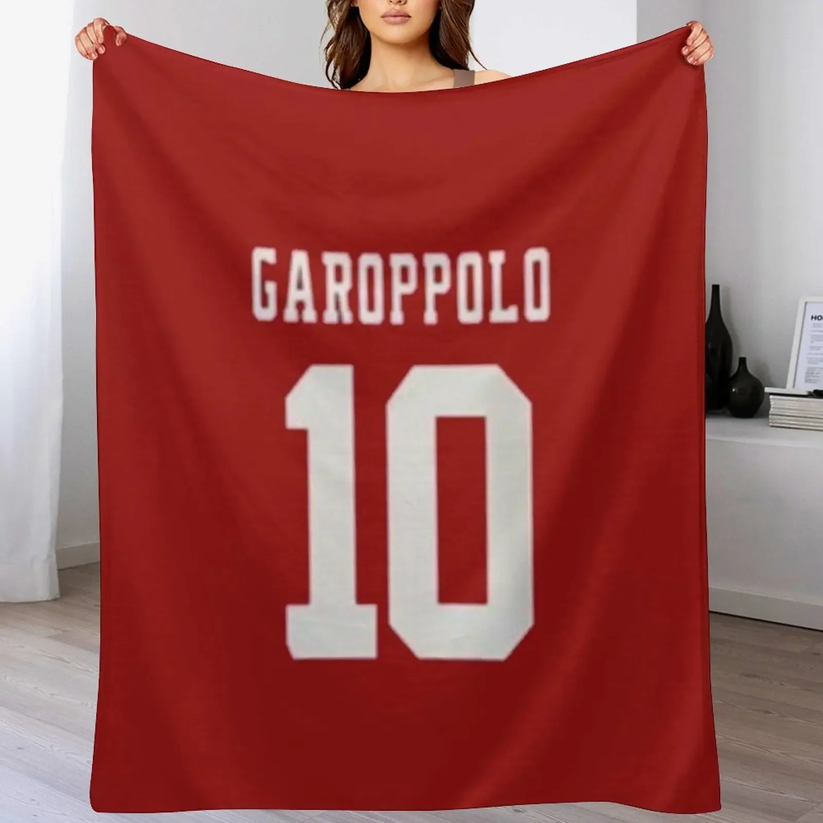 Jimmy Garoppolo Throw Blanket Warm Comfortable Blanket Gift for Parents Friends