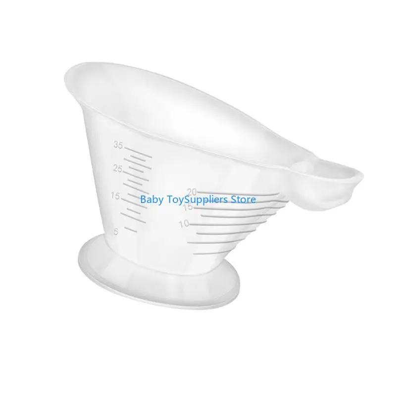 

R1WF Baby Feeding Cup Silicone Cup Feeder with Clear Scale 35ml Lage Capacity for Newborn Toddler Up to 12 Month