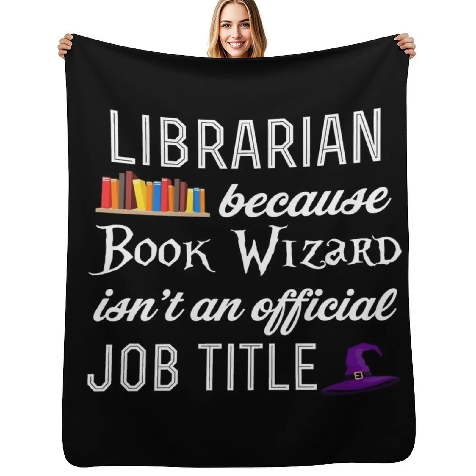 

LIBRARIAN Throw Blanket bed plaid Blankets For Sofas Weighted Camping Blankets