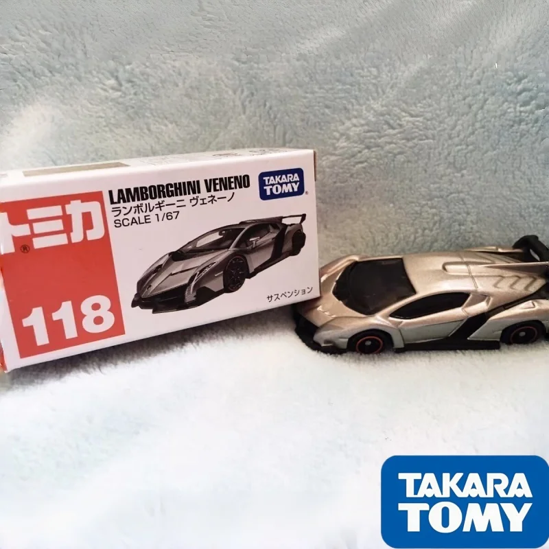 다카라 토미 토미카 한정판 118 람보르기니 베네노 1/67 스케일 다이캐스트 합금 모델카 수집용 장난감 어린이 수집가용