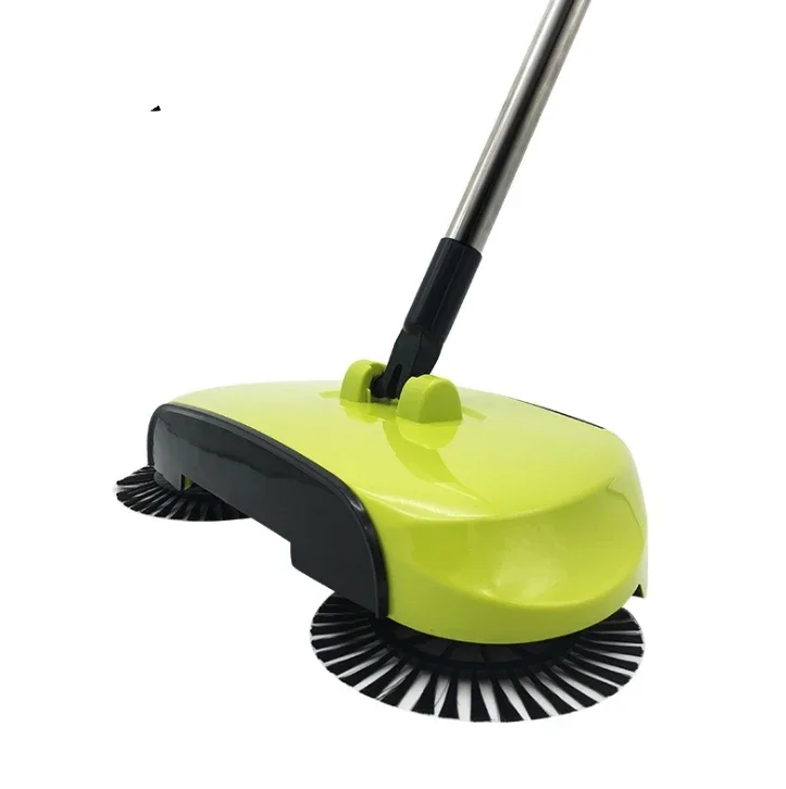 Stainless Steel Sweeping Machine Push Type Hand Push Magic Broom Dustpan Handle Household Cleaning Package Hand Push Sweeper Mop