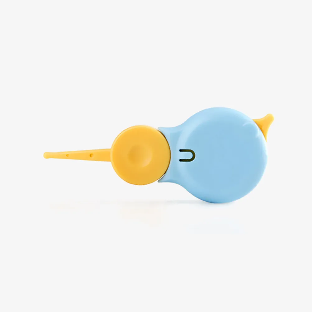 Baby Nose Cleaning Tweezer PP Material Round Smooth for Infants Toddlers Ear Eye Navel Cleaning Detachable Blue Gourd