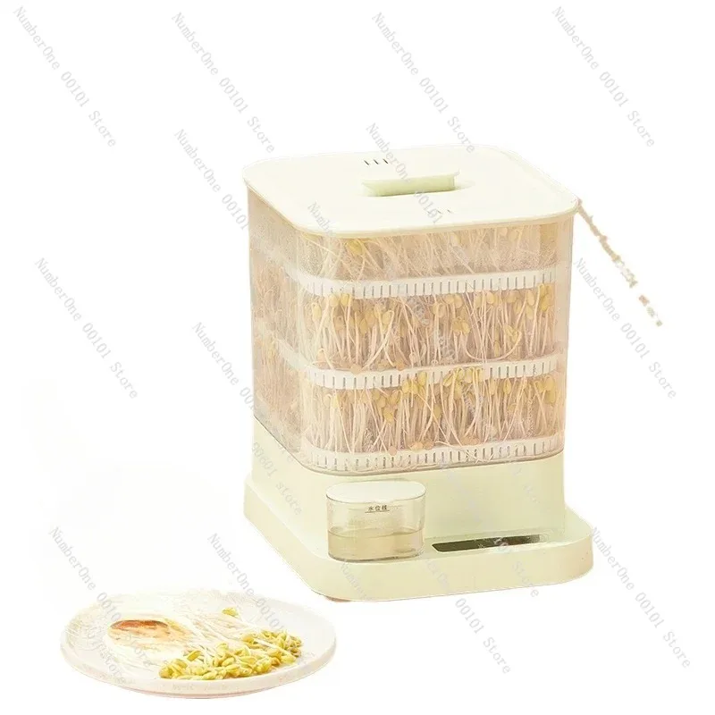 Bean Sprouts Machine Automatic, Household Intelligent Sprout Maker Large Capacity, Vegetable Grower Kit for Kitchen