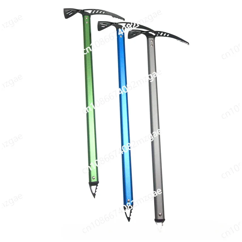 Ice Axe for Outdoor Camping, Mountaineering Axe, Durable and Lightweight, Walking Pick for Camping, Aluminum Alloy, 70cm