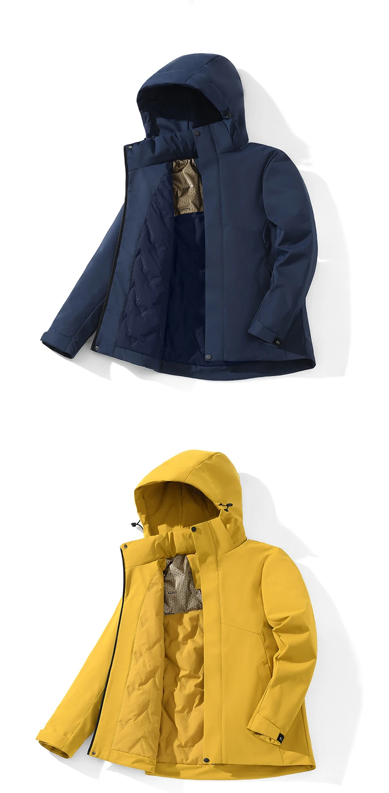LNGXO Unisex Winter Warme Wasserdichte Jacke Wandern Klettern Trekking Skifahren Regenmantel Männer Frauen Winddichte Fleece Windjacke – Detail 16