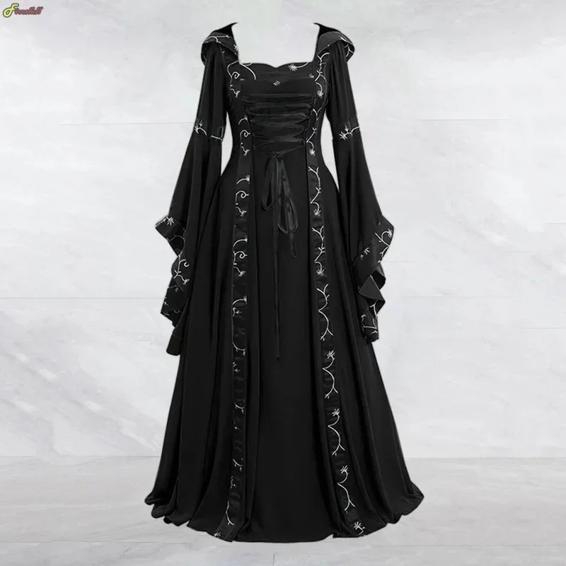 

Women's Victorian Vintage Medieval Party Dress Cosplay Floor Dress Gothic Dress Fiveshell Cosplay Costume Vestidos
