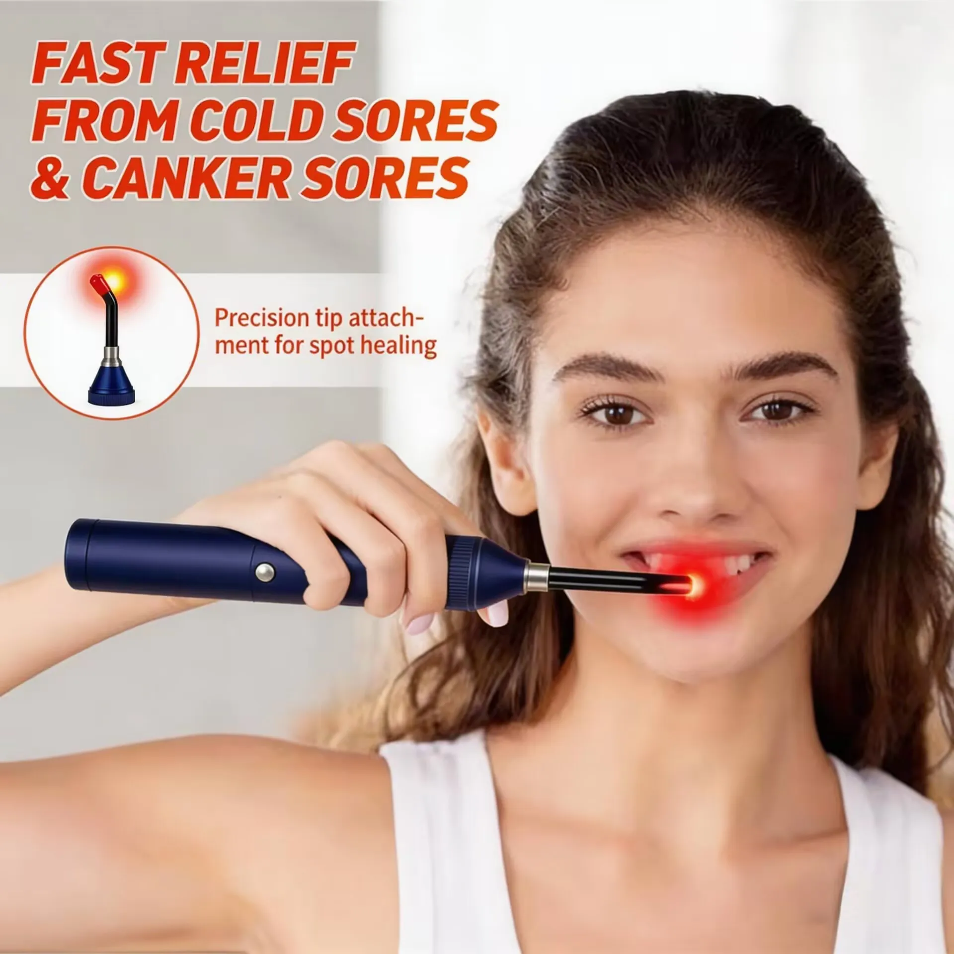 

Инфракрасная и красная светотерапевтическая лампа для лечения герпеса, язв на губах, носу, ушах, руках, суставах, коленях, стопах и облегчения боли в теле