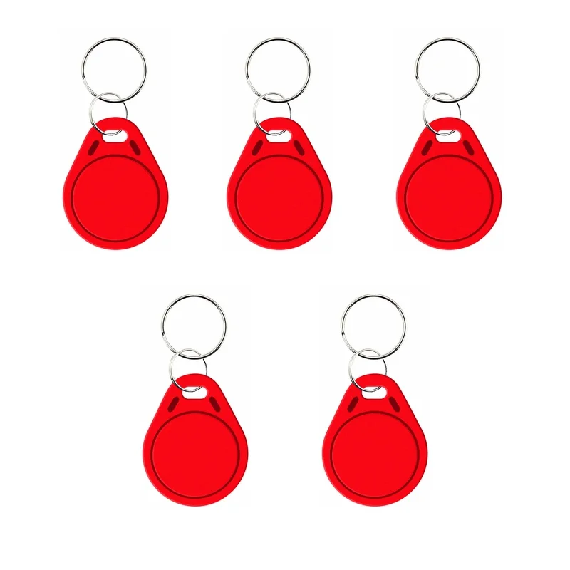 5 stücke 13,56 Mhz Block 0 Sektor Wiederbeschreibbare RFID M1 S50 UID Veränderbar Karte Tag Keychain Keyfob ISO14443A