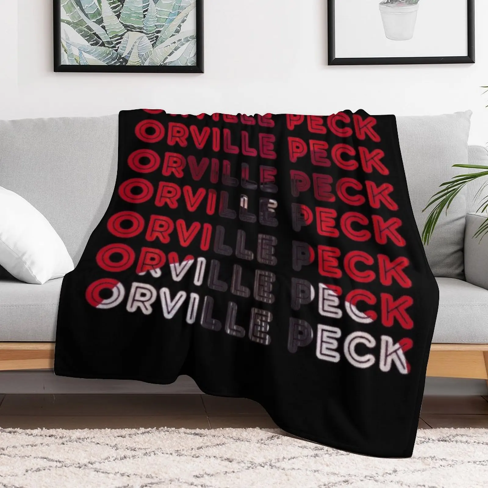 Orville Peck Throw Blanket Fashion Sofas Plaid Luxury Brand Blankets