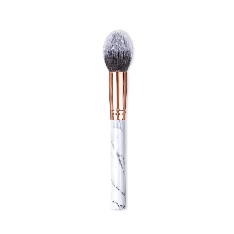 Enkele Blush Brush Marmering Gezichtscontourborstel Make-up Schaduw Contourborstel Beauty Tool