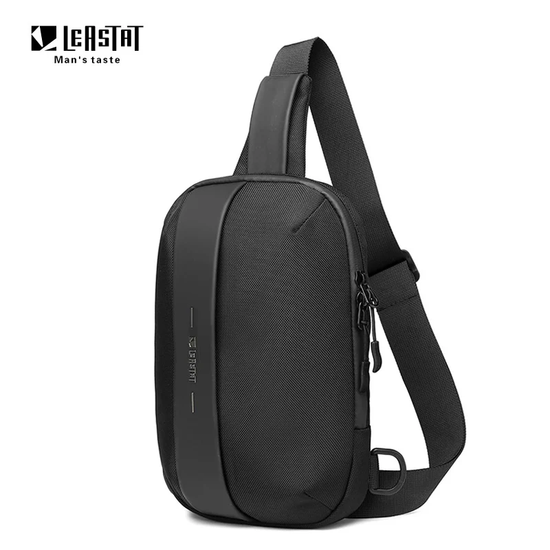 OZUKO Men's Chest Bag Leisure Light Sports Cycling Trendy Messenger Travel Crossbody Shoulder s