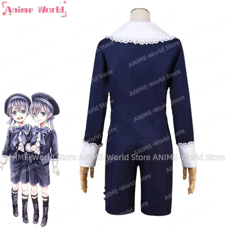 

《》Anime Black Butler Ciel Phantomhive Twins Cosplay Costume Carnival Halloween Costume Wig