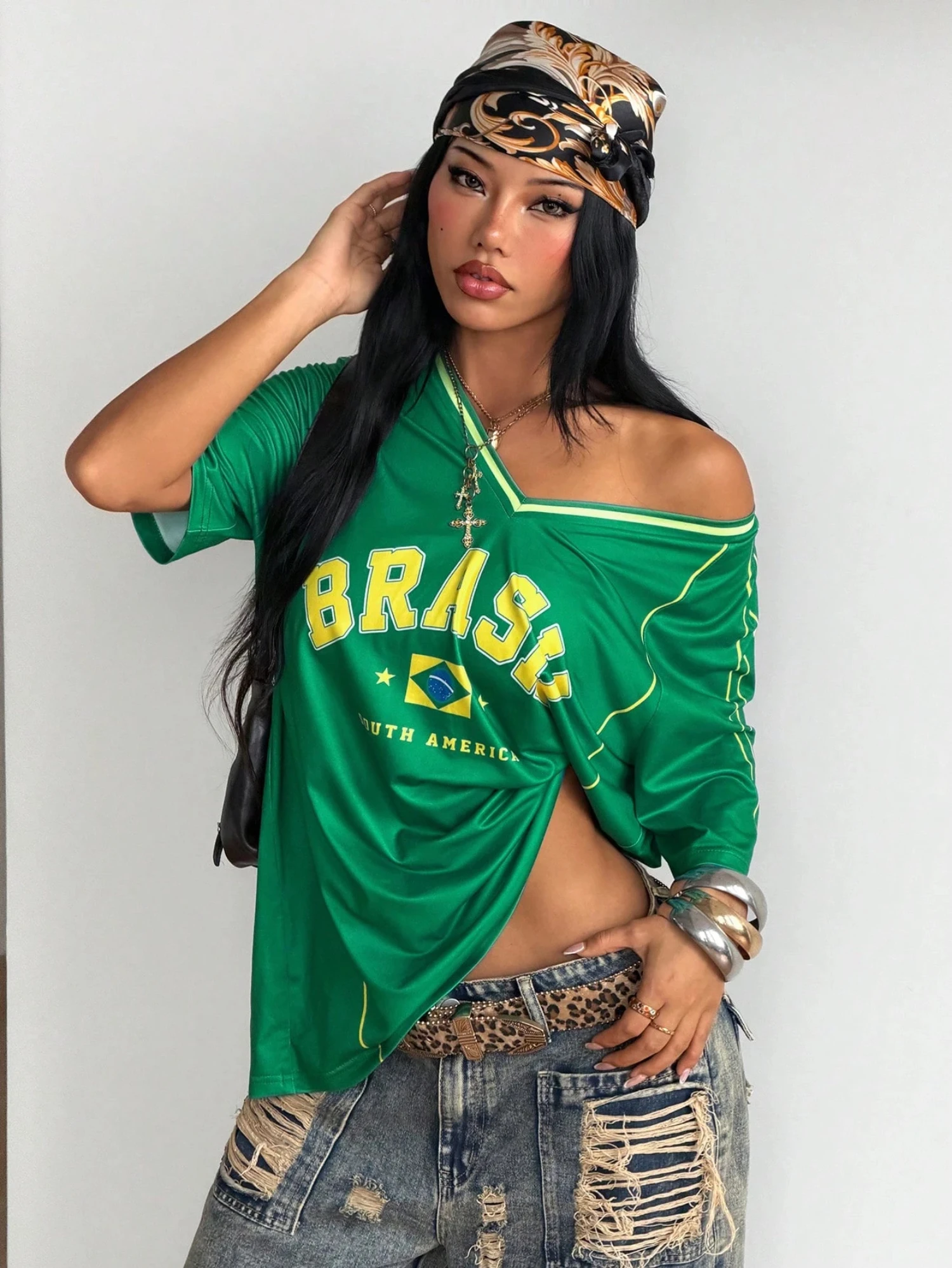 Women's Summer T-Shirt Brasil - огляд і ціна Street Fashion Brazil