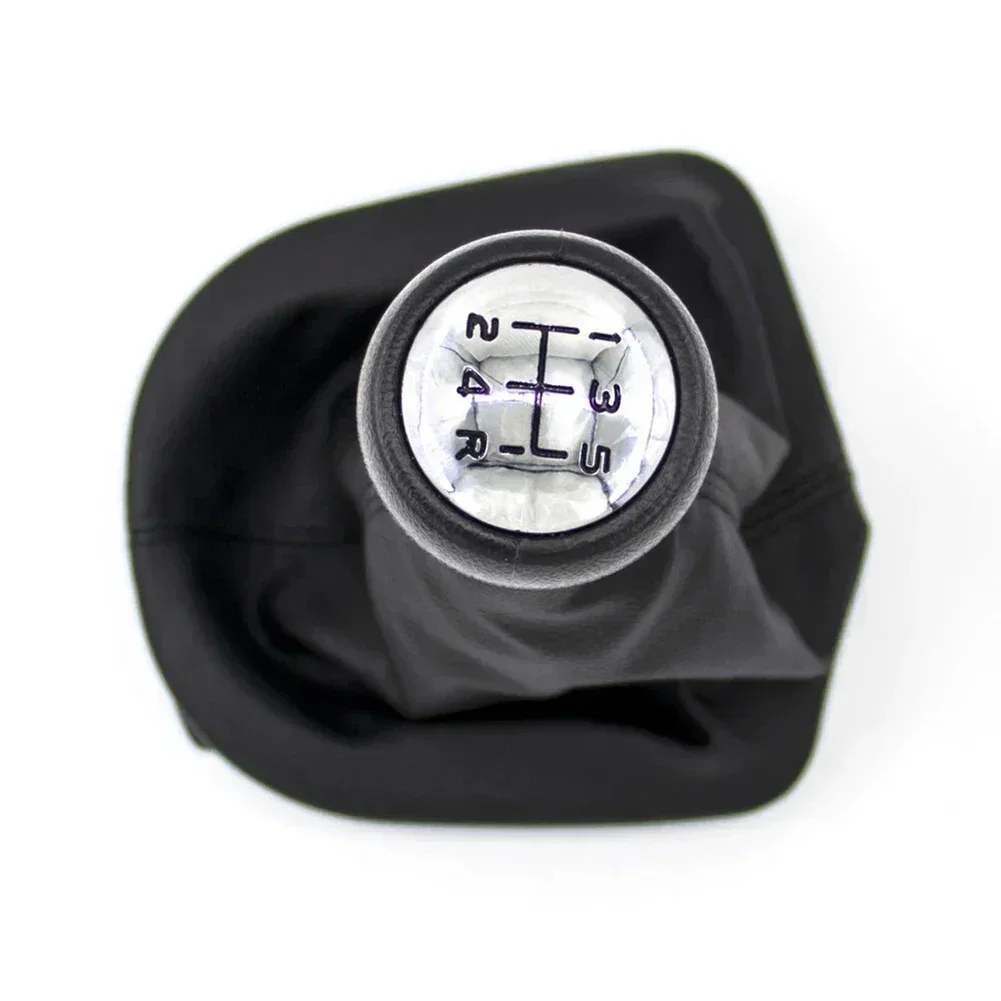 

5 Speed Knob Shift Knob With Boot Stable Characteristics Perfect Match Brand New Condition Car Gear Shift Accessories