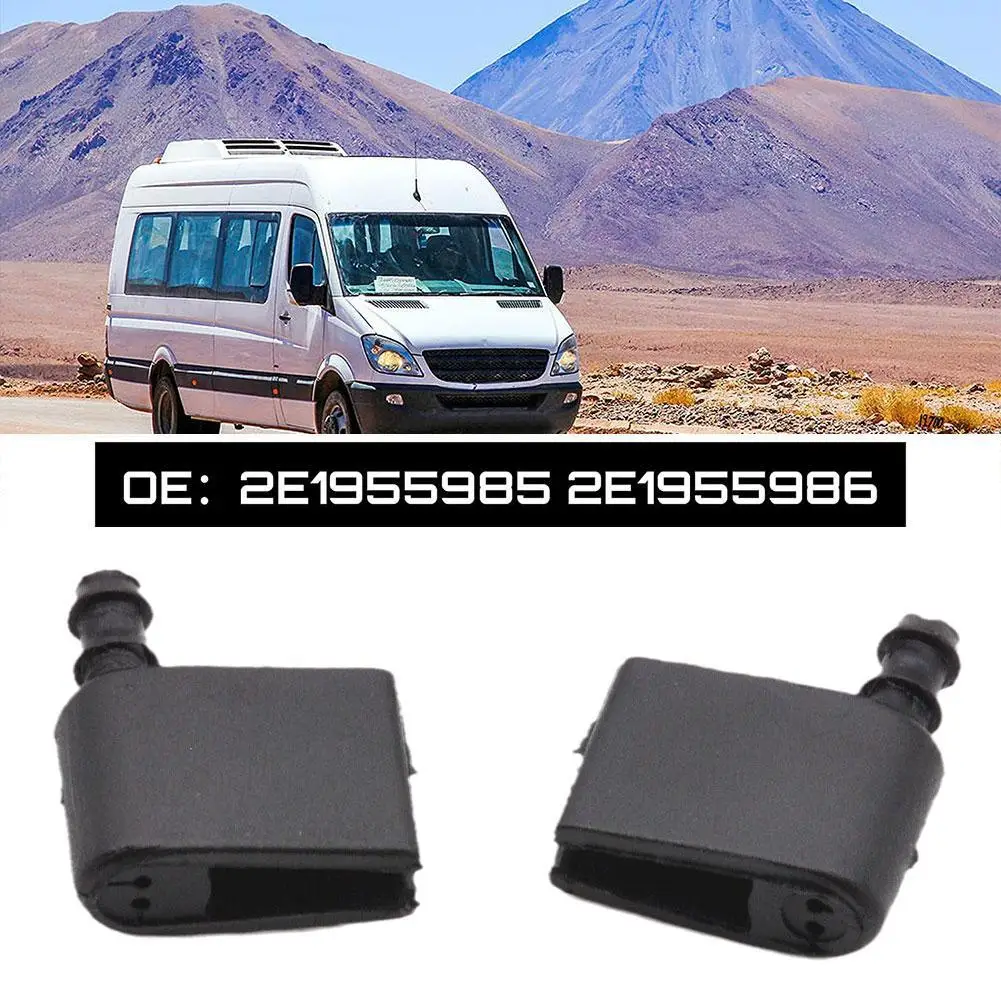 2 szt. Uniwersalna dysza spryskiwacza wycieraczek do Mercedes Sprinter 2500 3500 Crafter 2E 1955985   2E 1955986   L9U6