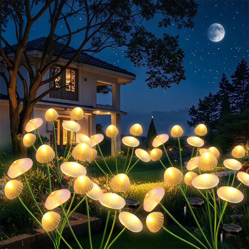 Solar-Quallen-Pilzlichter für – Outdoor Lighting Jellyfish Bewertung und Preis
