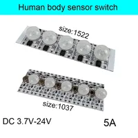 Customized PIR Infrared Motion Sensor Switch DC 5V-24V PIR Motion Sensor Movement Detector Timer Automatic ON OFF For LED Strip