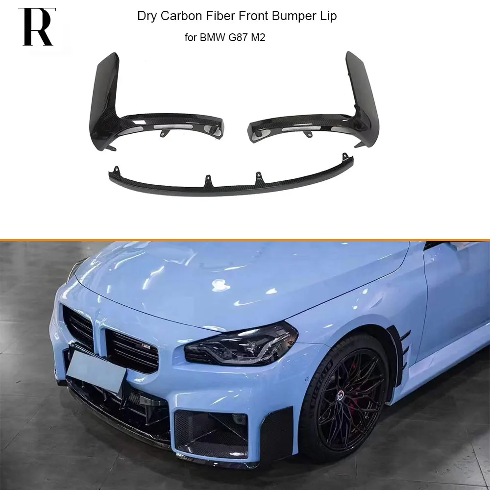 

Передний бампер MP Style Dry из углеродного волокна, разделитель для подбородка и губ для Bmw G87, новый M2 2022-UP