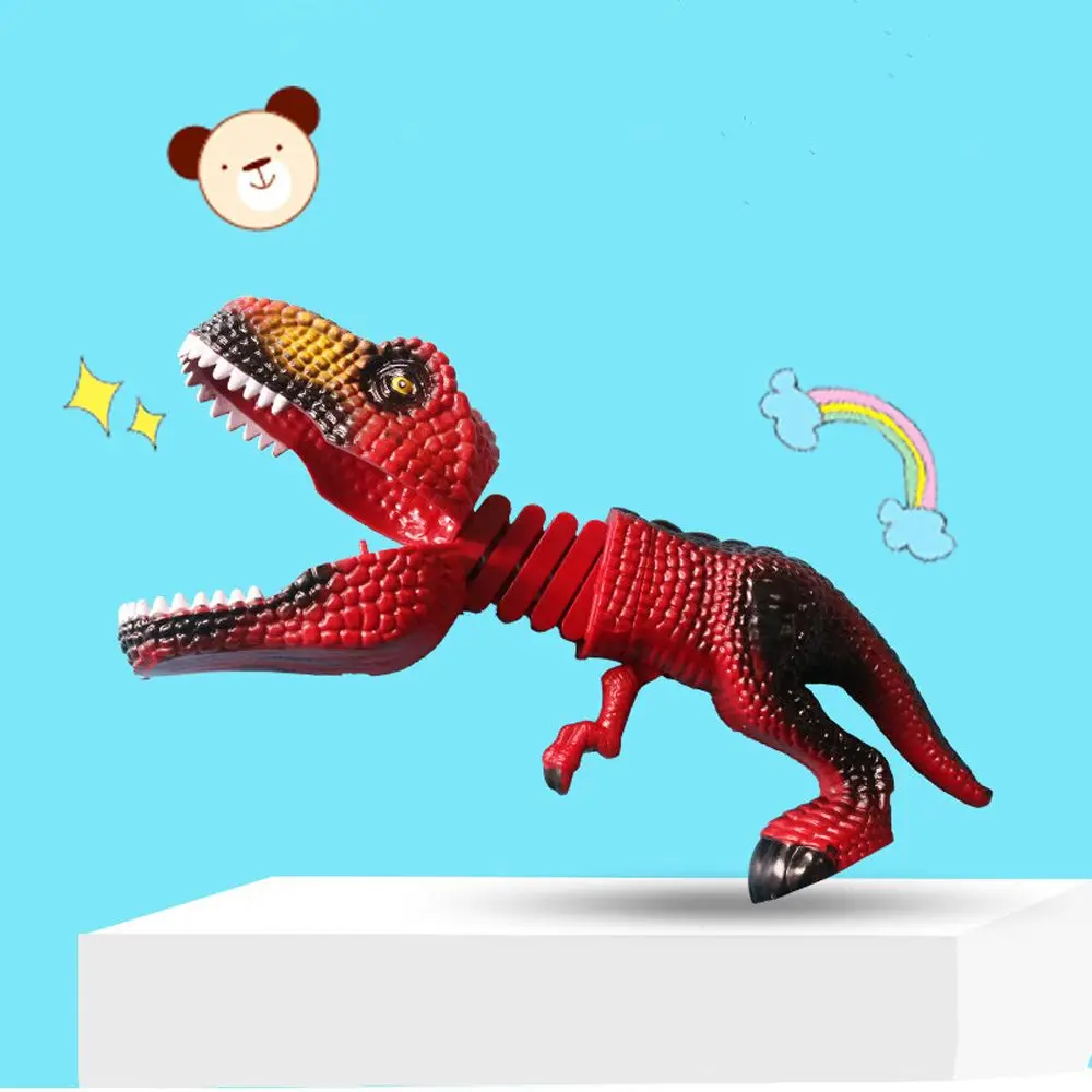 Crianças mordida dedo jogo fome dinossauro snapper dino brinquedos dinossauro grabber brinquedos animal garra chomper brinquedo dinossauro mordida jogo