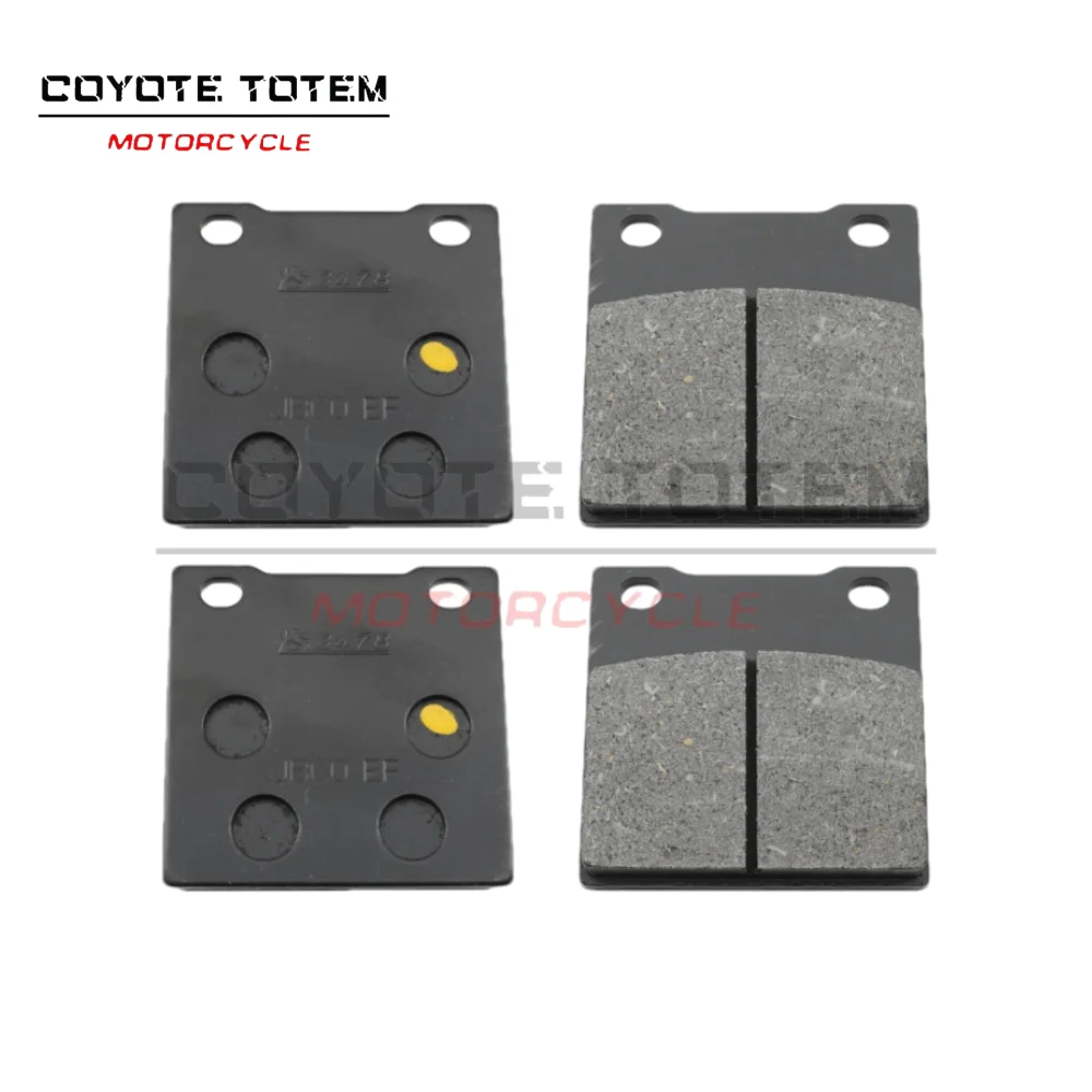 

The front and rear brake pads of the motorcycle are suitable for Suzuki RG250, Gamma GSX400 and GSX550