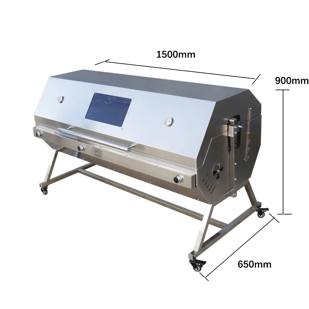 

High-quality Grill Grill Set With Trolley Electronic Ignition High-pressure Tube Burner For Kitchens And Parties