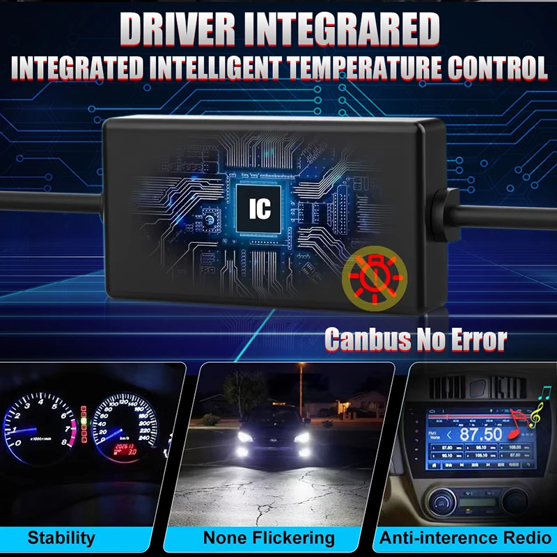 H7 h4 faróis led canbus h11 h8 h9 9005 hb3 9006 hb4 turbo luz 6000k 9580 csp chip nevoeiro lâmpada mini lente do projetor bi lâmpada 12v