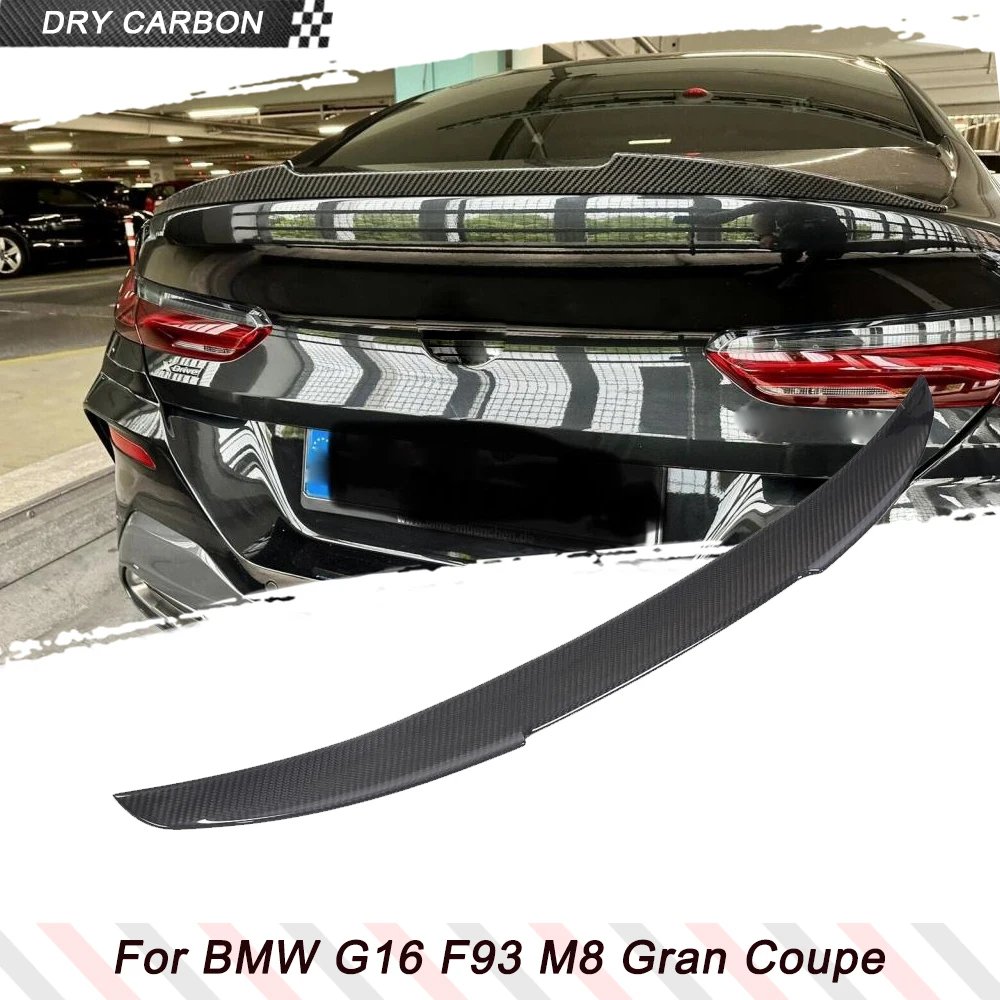 

DRY Carbon Fiber Rear Trunk Racing Spoiler Wing for BMW 8 Series G16 F93 M8 2018-2021 Car Trunk Boot Lip Wing Spoiler Body Kits