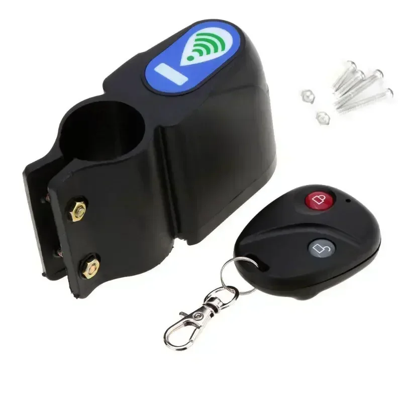 

Remote Control Antitheft Bicycle Bike Alarm Alerter Super Loud Rainproof Burglar Alarm Lock With Remote Control