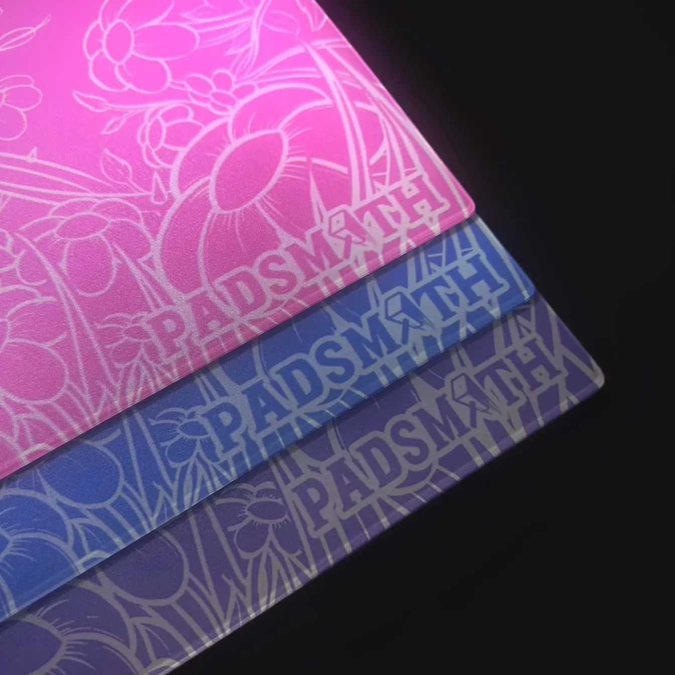 Padsmith V2 The Impress Rosa Glass Pad Mouse Pad 490x420mm（copy