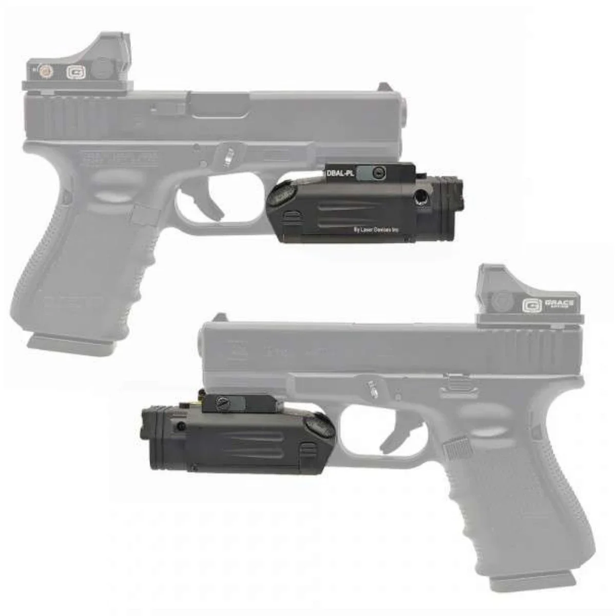 Tactical DBAL PL IR Fill Flashlight Red Laser Pointer Tactical Strobe Light Airsoft Pistol Accessory For Shooting Hunting