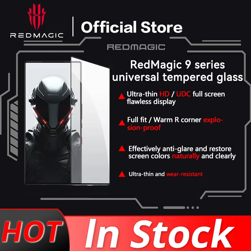 Original Redmagic 9 Pro Redmagic 9Pro + Screen Protection Film Tempered Glass For Redmagic 9pro Redmagic 9 Pro +