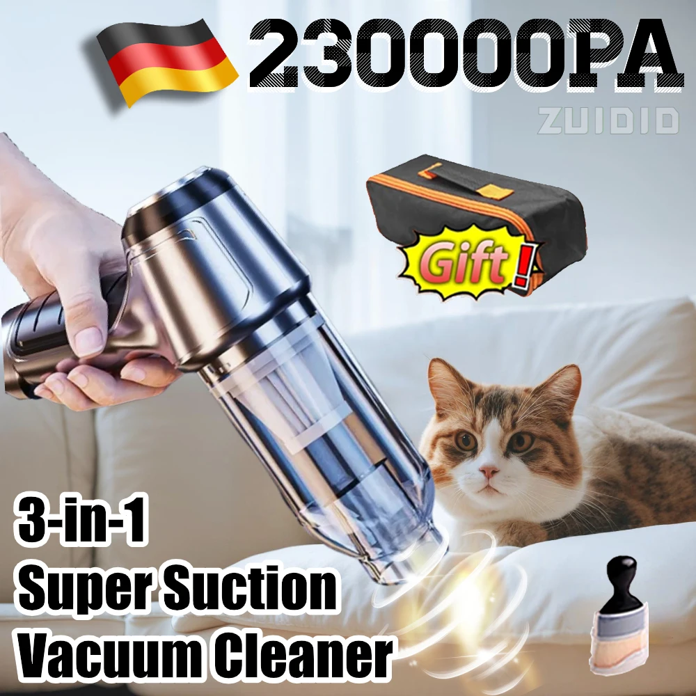 

Super Powerful Car Vacuum Cleaner Wireless Portable Cleaning Mini Machine Cleanings Handhled Blower Machines New Home Appliance