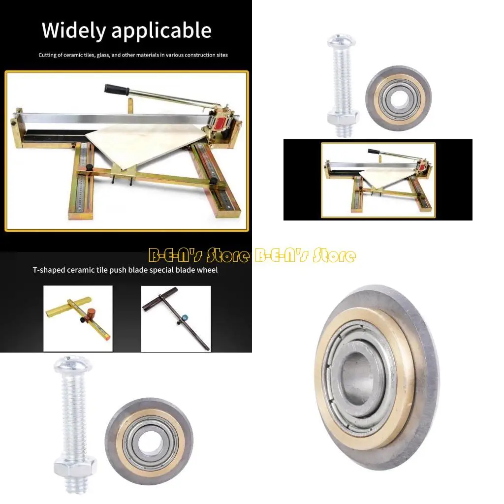 

Y1AD Tile Cutter Wheel Cutting Blade Replacement Bearing 3000m Floor Tile Steel Roller For Home And Business Projects